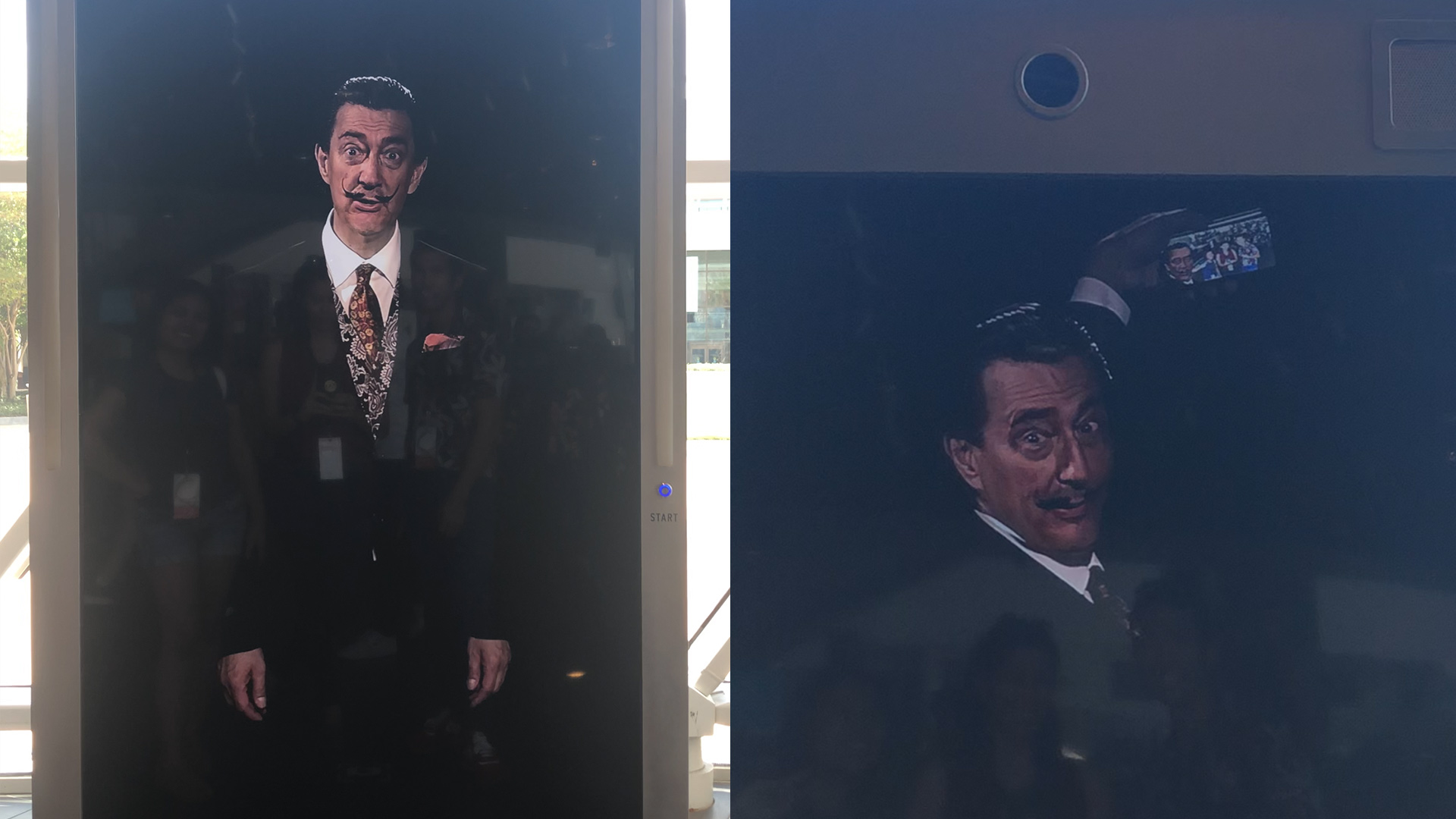 An artificial intelligence portal displaying the artist Salvador Dali