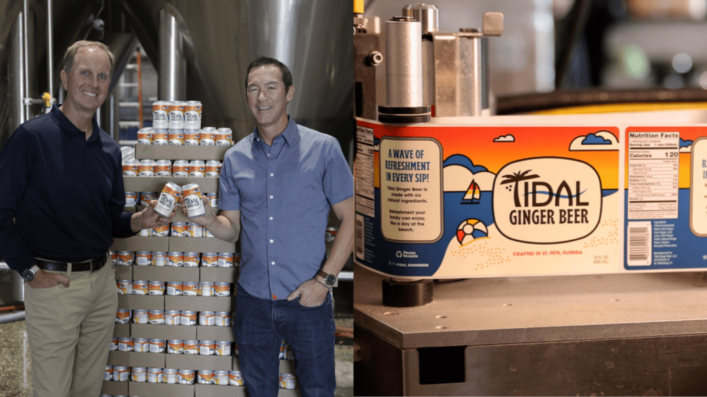 Canning operations for Tidal Ginger Beer